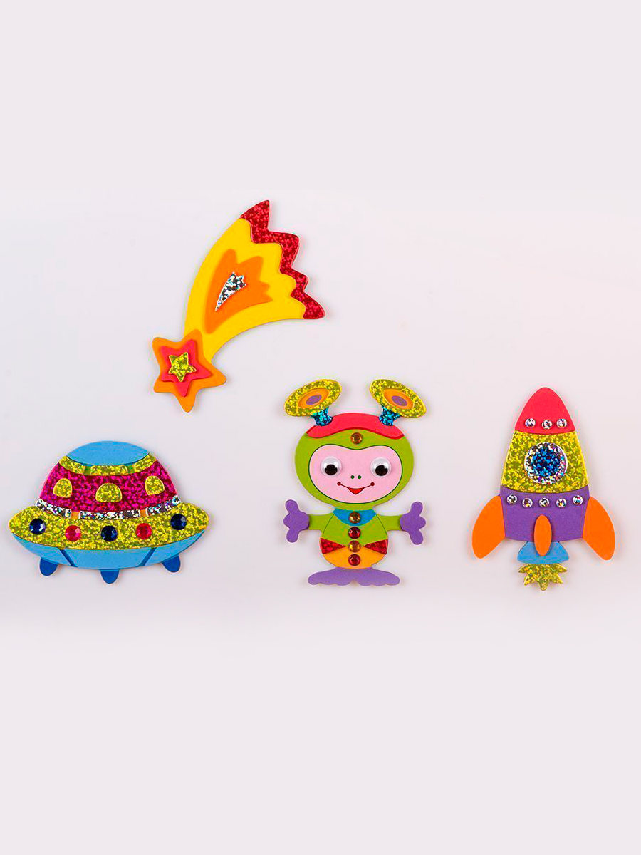 Набор для творчества Дрофа-Медиа аппликация Ракеты и кометы - фото 4