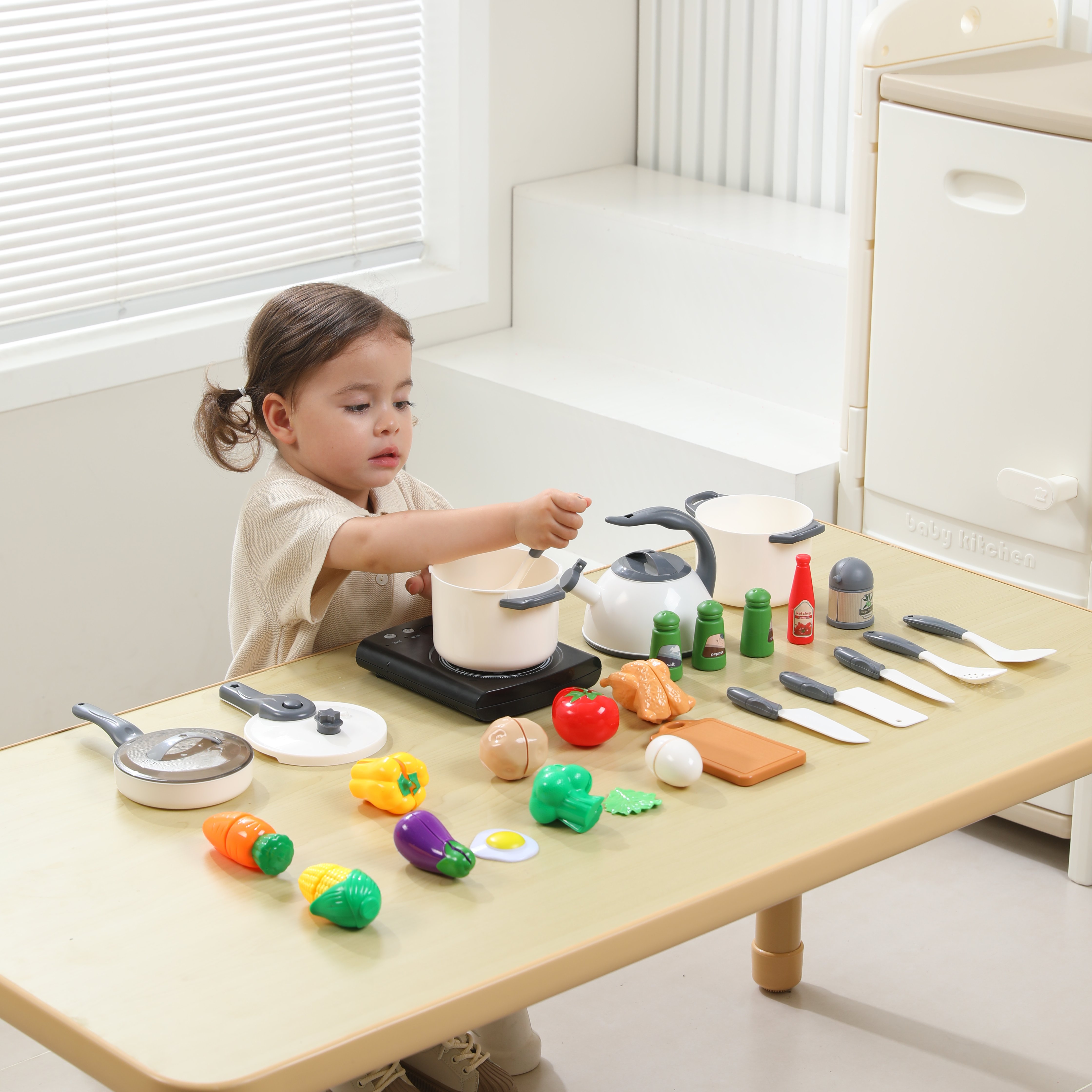 Игрушка UNIX Kids посуда, продукты 48 предм. - фото 18