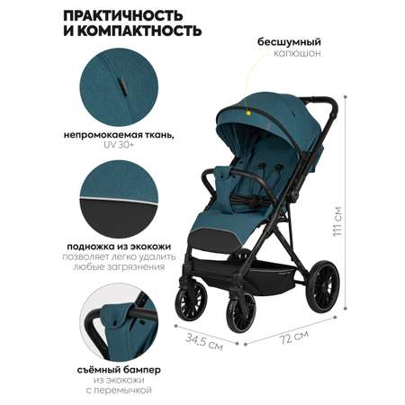 Коляска прогулочная JOVOLA LUNA синий