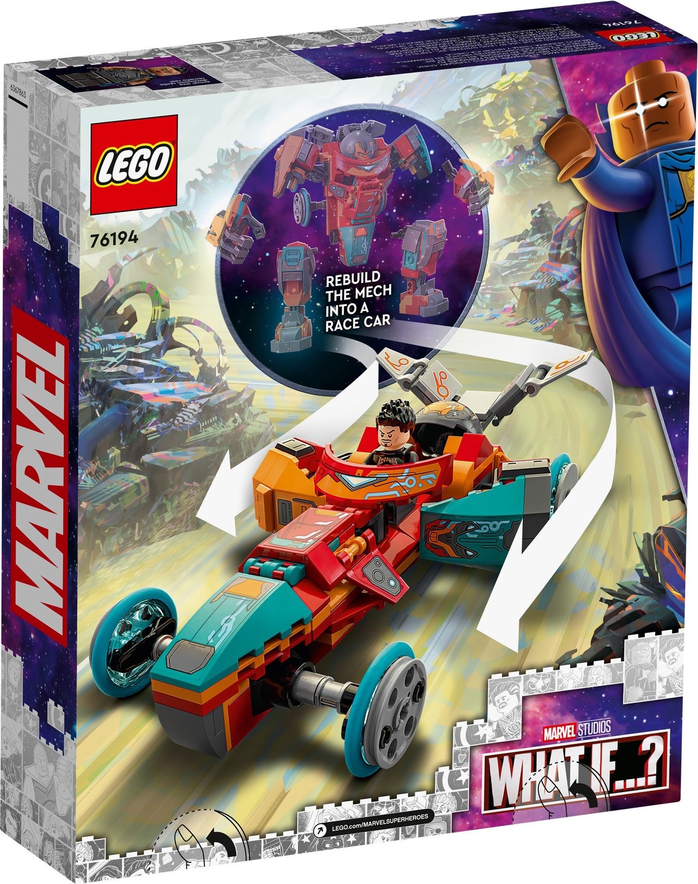 Конструктор LEGO Marvel Super Heroes 76194 369 дет. - фото 5