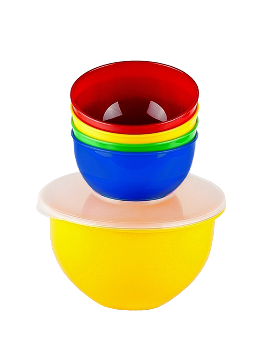 Набор посуды Solaris 4 миски 1л в контейнере - фото 7