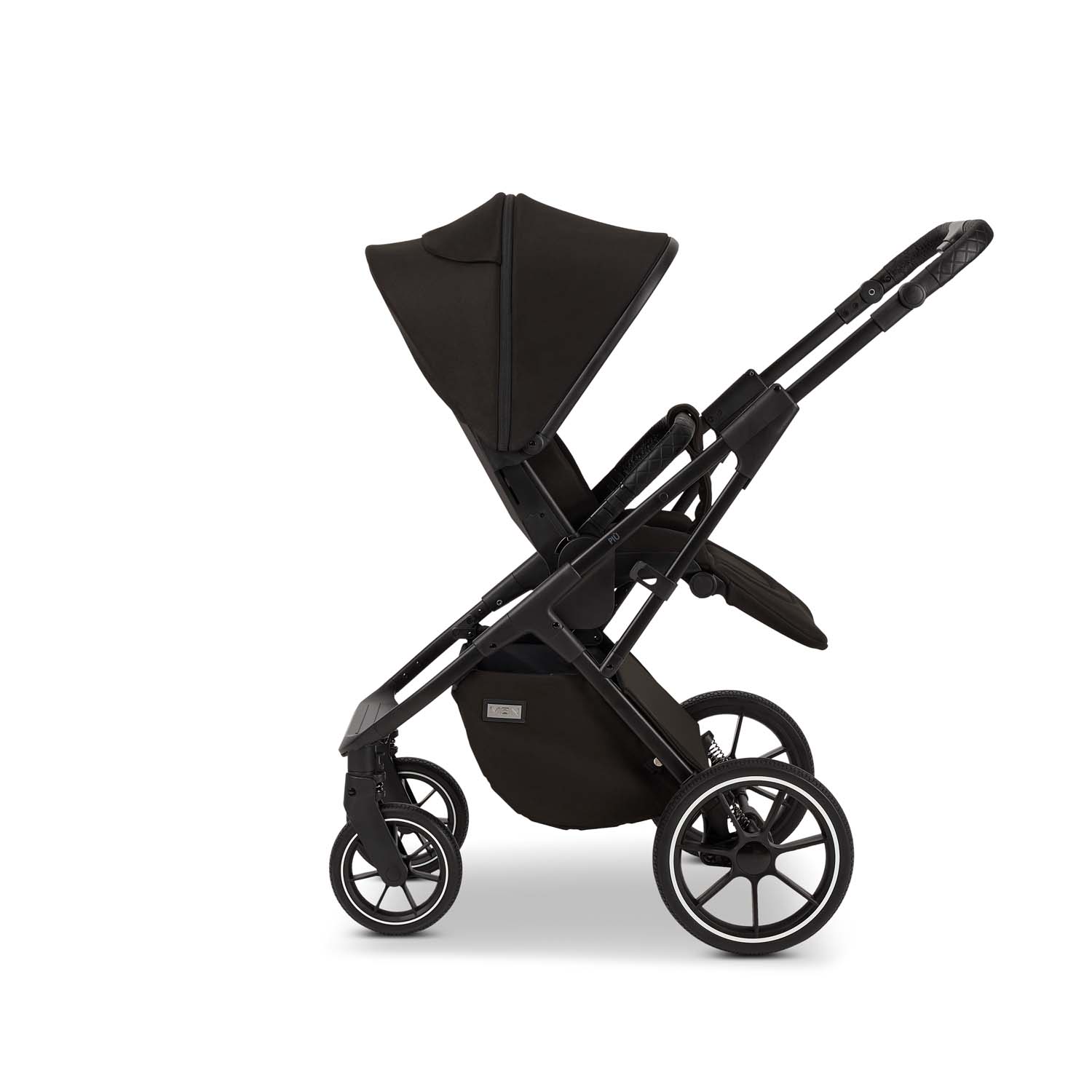 Коляска 2в1 Moon Piu Black - фото 19