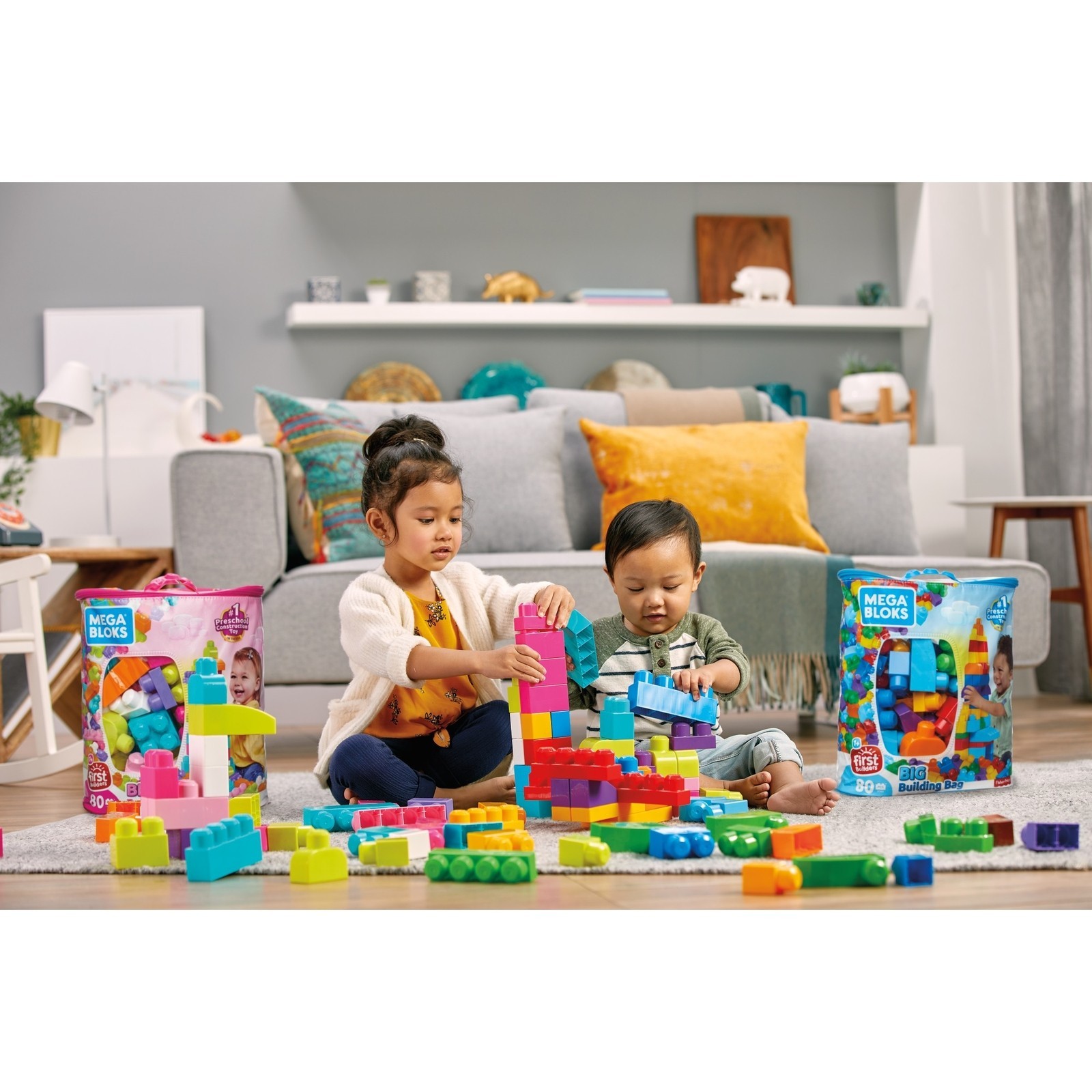 Конструктор Mega Bloks Сумка Эко блочный в ассортименте - фото 17