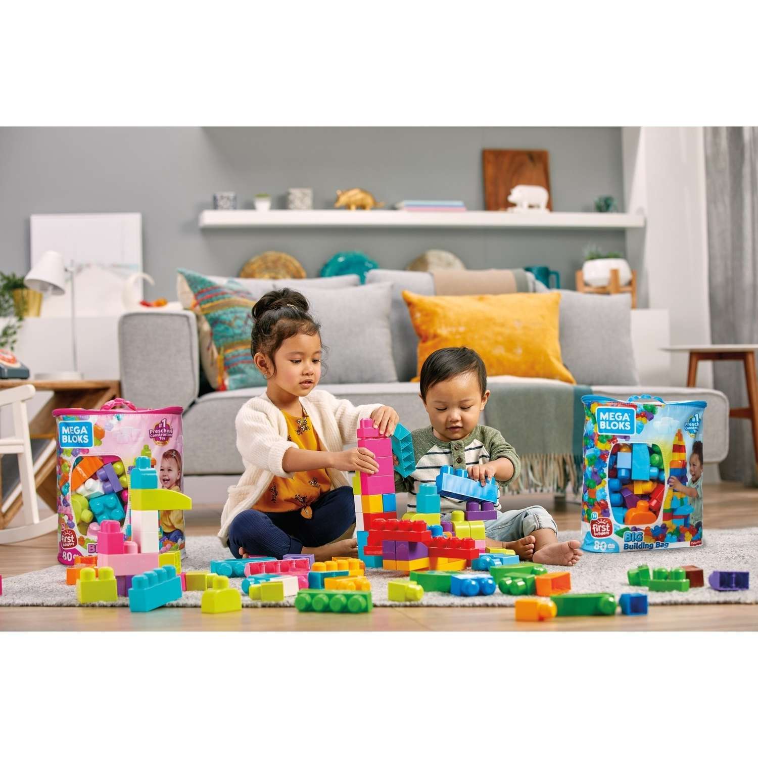 Конструктор Mega Bloks Сумка Эко блочный в ассортименте - фото 17
