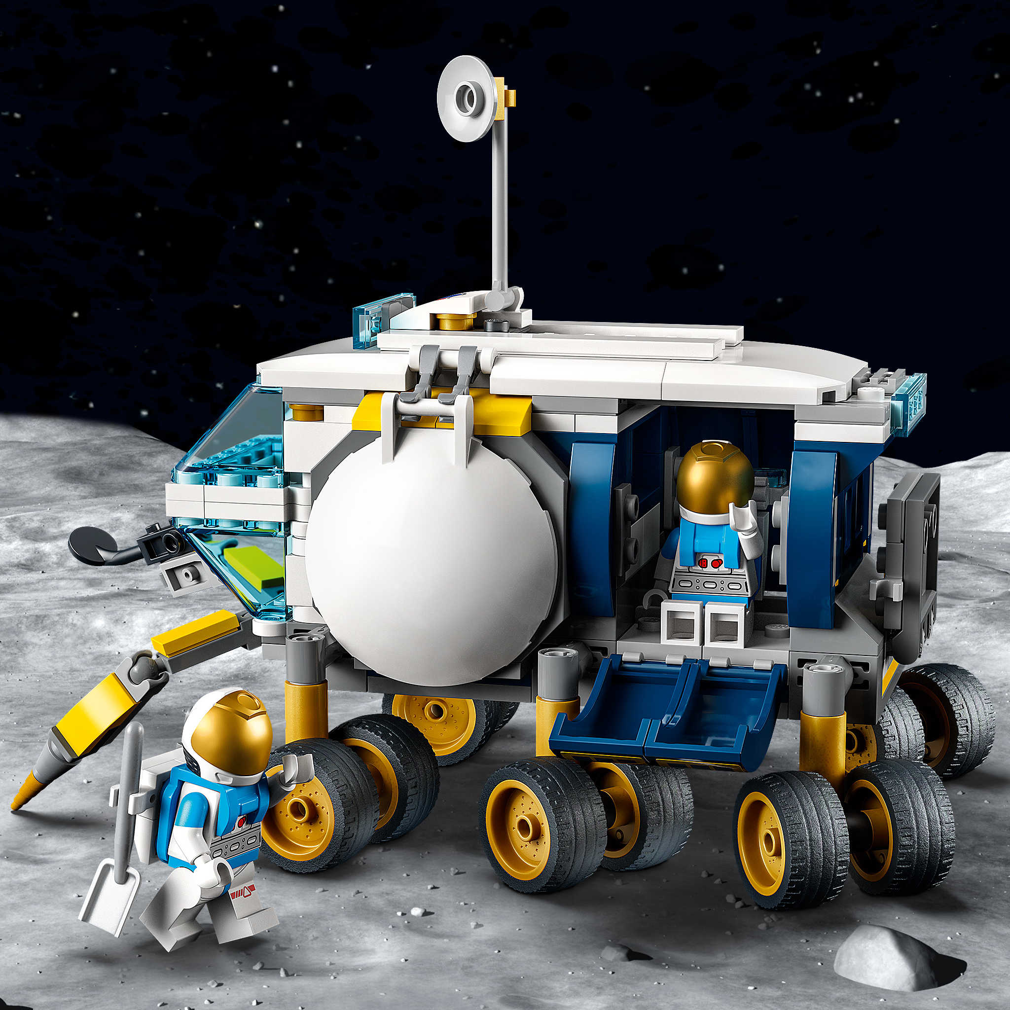 Конструктор LEGO City Space Луноход блочный - фото 14