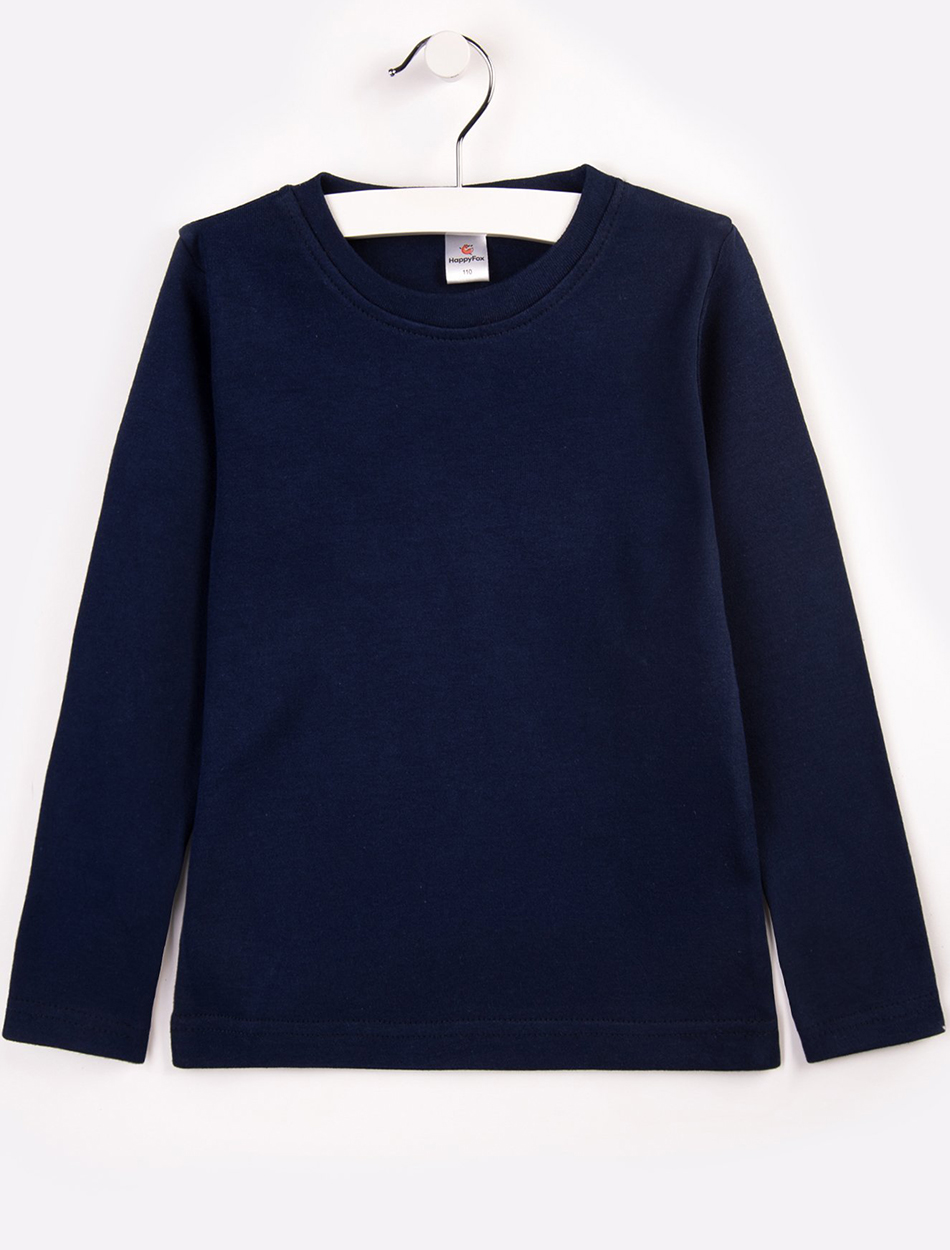 Лонгслив HappyFox HF5502т.синий - фото 4