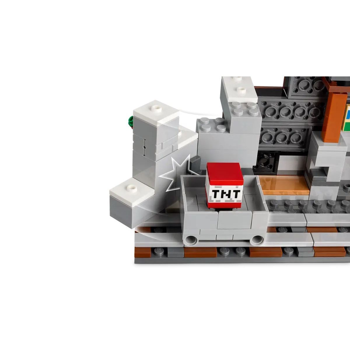 Конструктор LEGO Minecraft Шахта кирки 530 дет. - фото 6