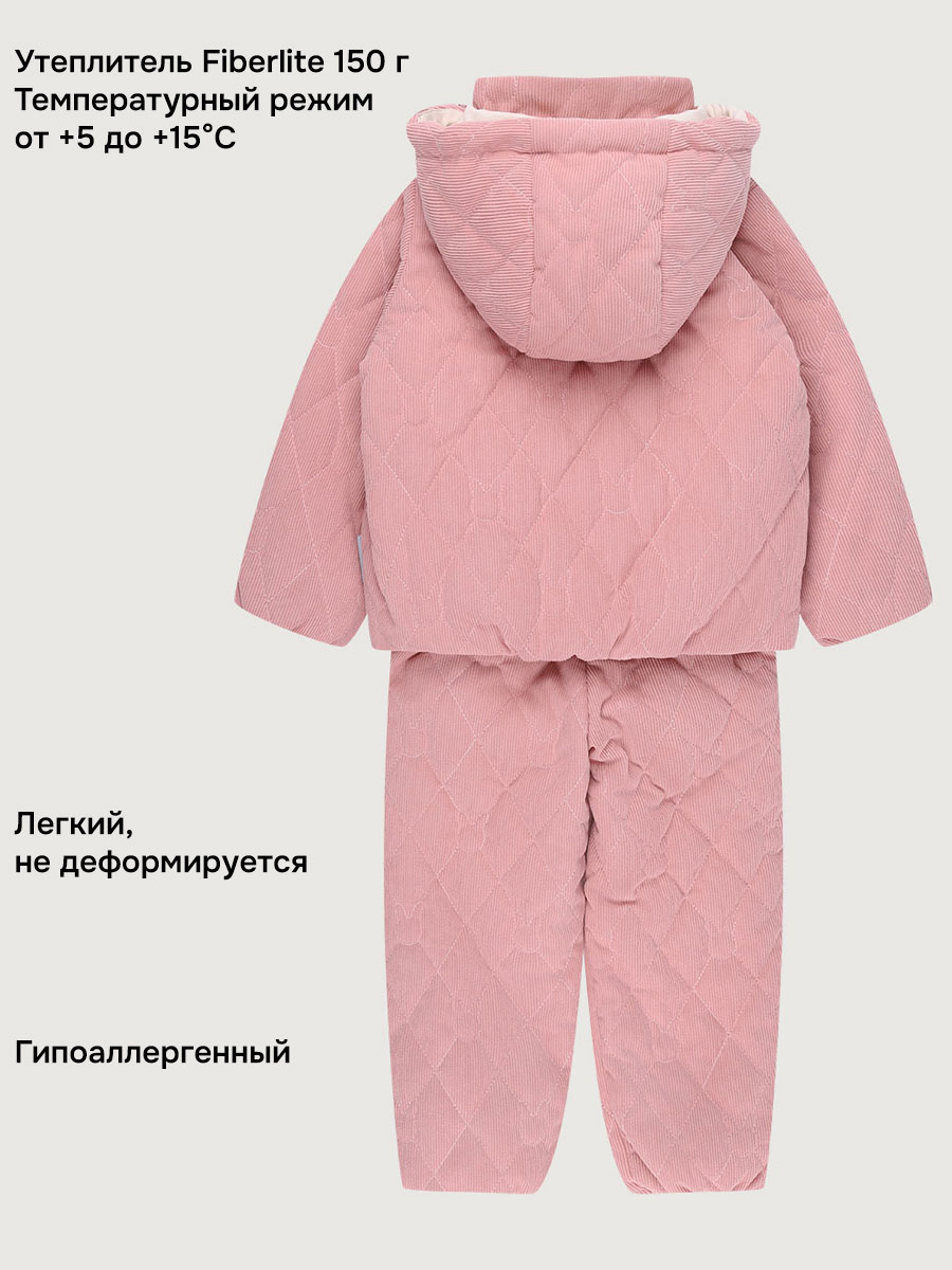 Костюм NIKASTYLE 7м0426 розовый мусс - фото 5