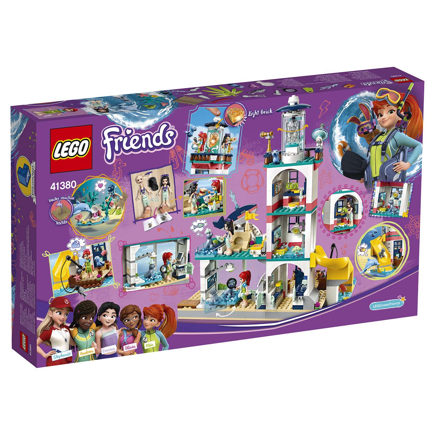 Конструктор LEGO Friends Спасательный центр на маяке блочный - фото 3