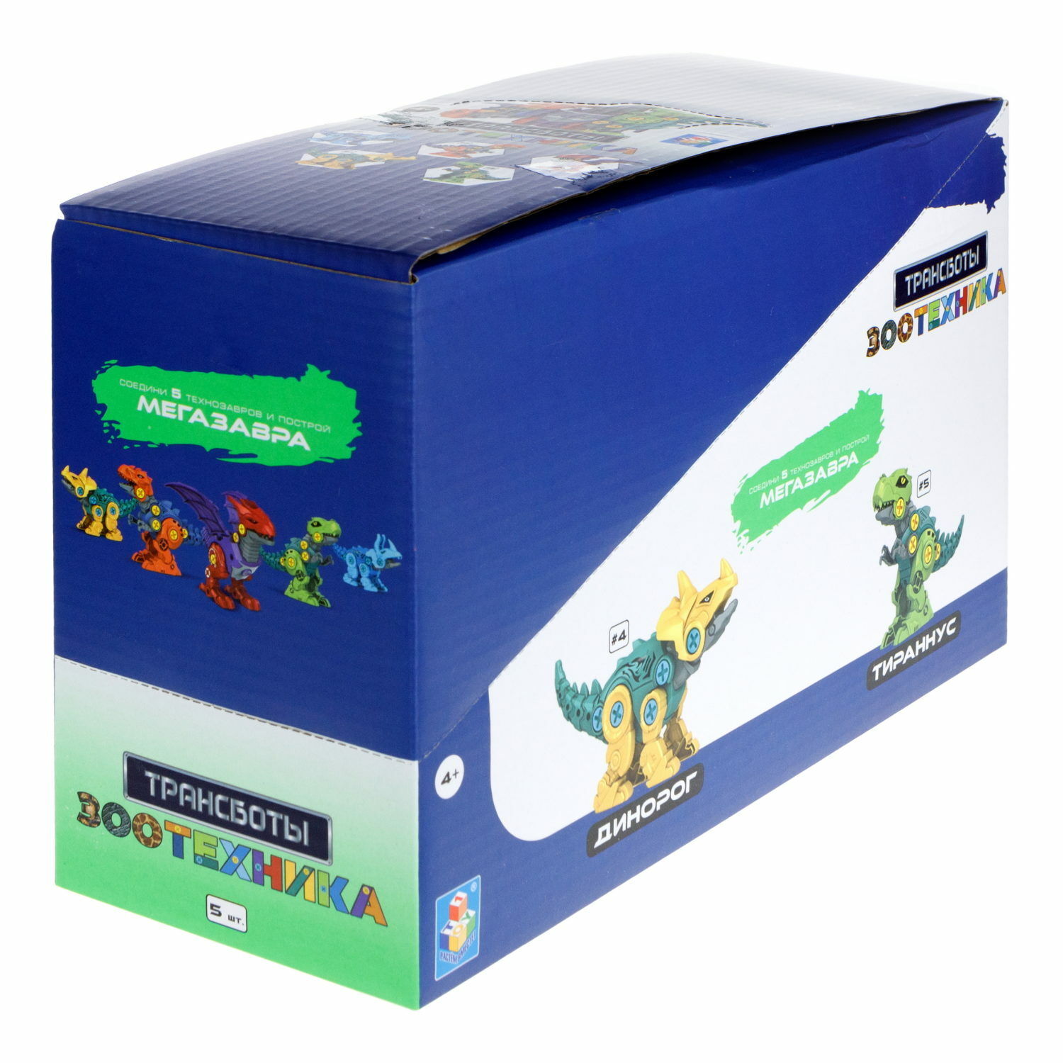Игровой набор 1TOY Трансботы Зоотехника Раптор - фото 16
