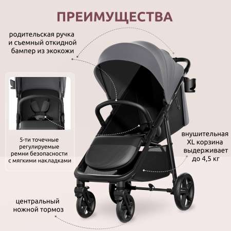 Коляска прогулочная Mompush