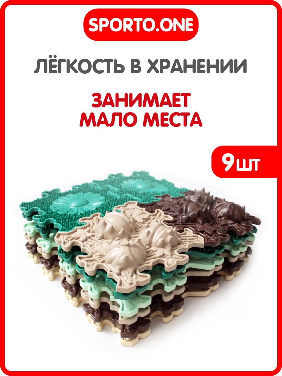 Коврик SPORTO.ONE трансформер Таежный край - фото 13