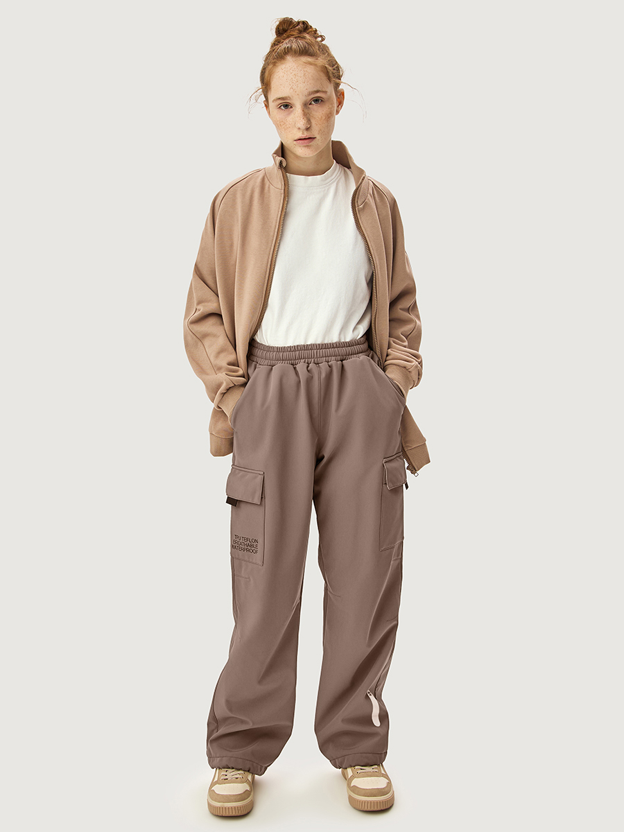 Брюки утепленные NIKASTYLE 2л16826 кофе - фото 9