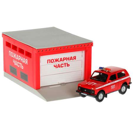 Игровой набор Технопарк Пожарная часть