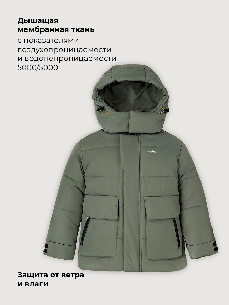 Куртка NIKASTYLE 4з6126 хаки - фото 3