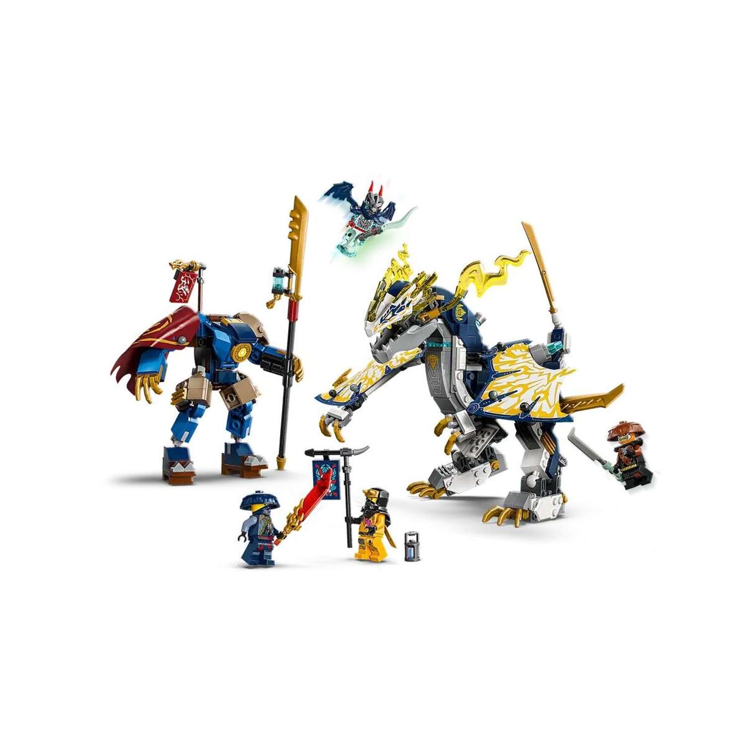 Конструктор LEGO NINJAGO Робот драконий всадник Роуга 584 дет. - фото 3
