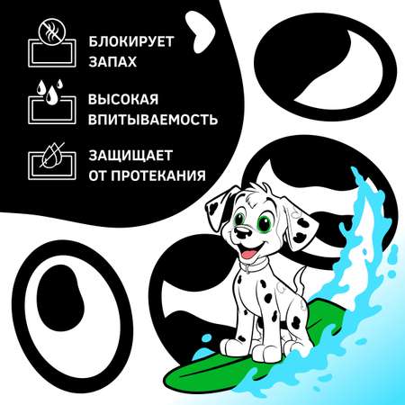 Пеленки для животных MY PUPPY гелевые 60*40 10 шт