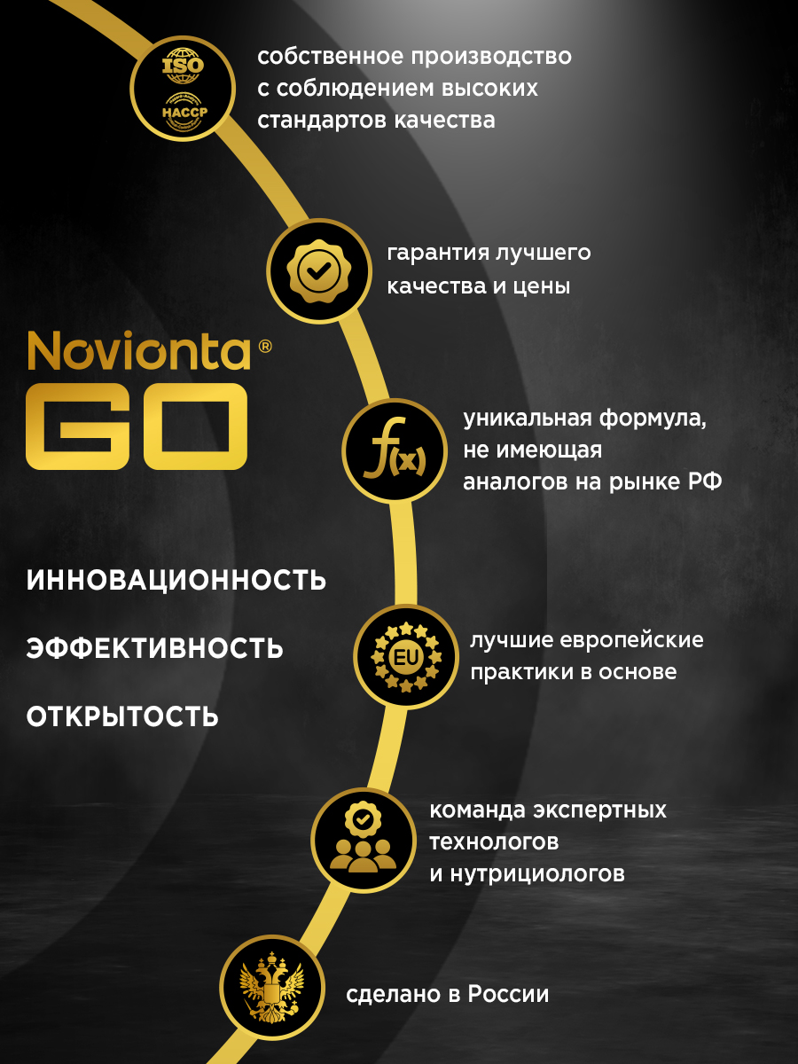 Готовый протеин сывороточный Novionta клубника, 4 порции - фото 8