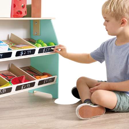 Игровой набор Hape продукты, прилавок, касса