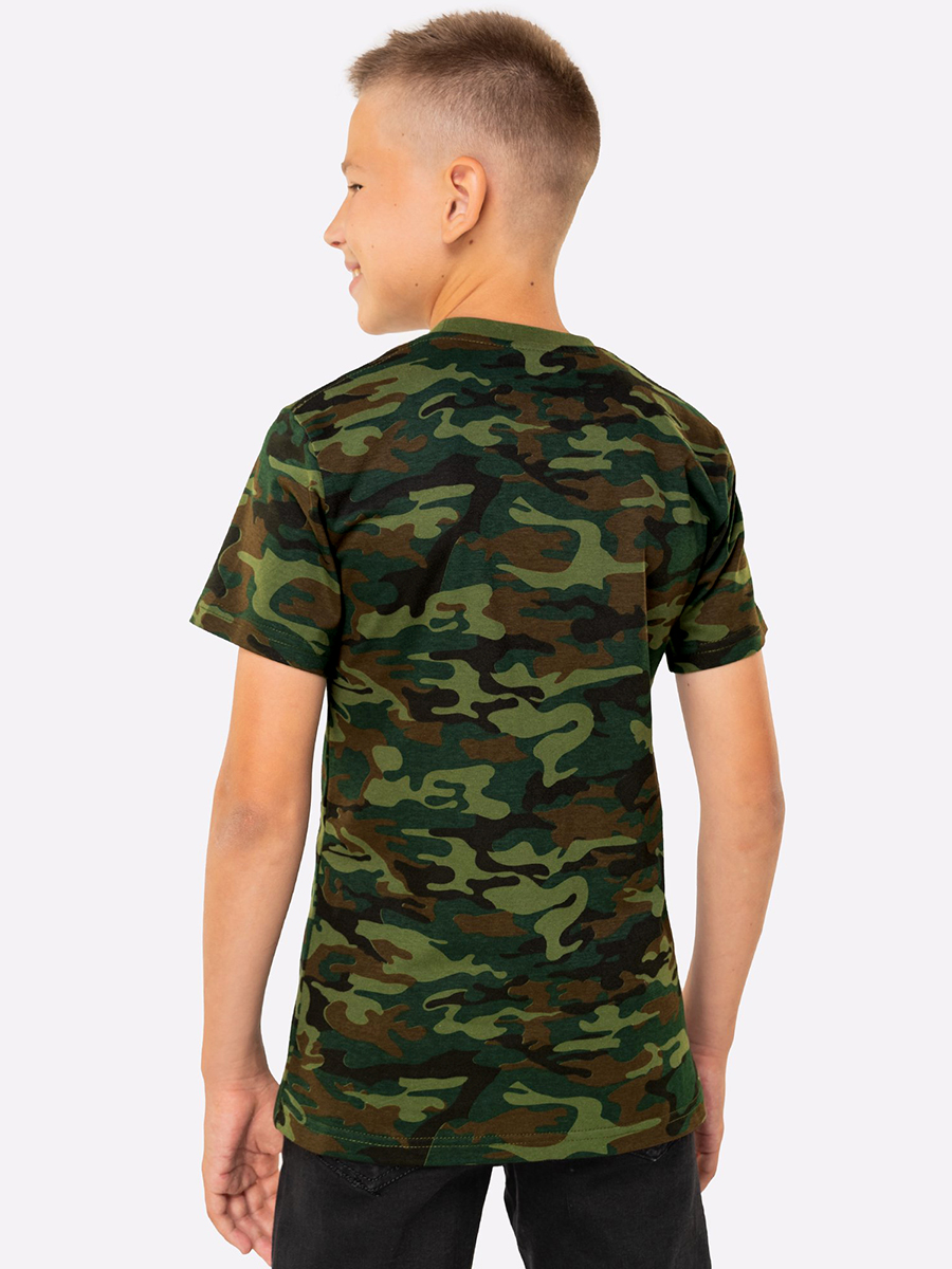 Футболка HappyFox HF9114флора.зеленый - фото 4