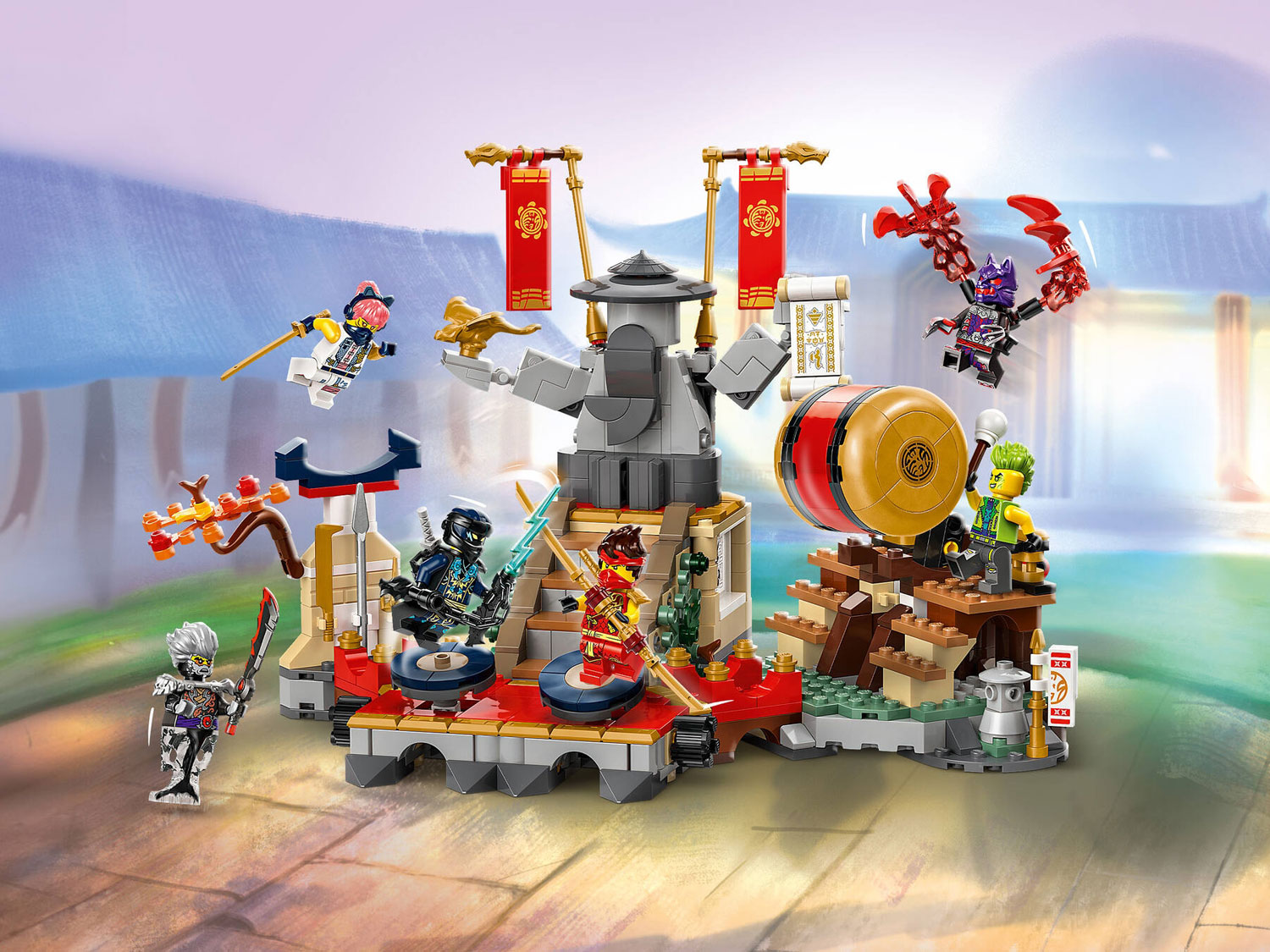 Конструктор LEGO NINJAGO Турнирная боевая арена 659 дет. - фото 9