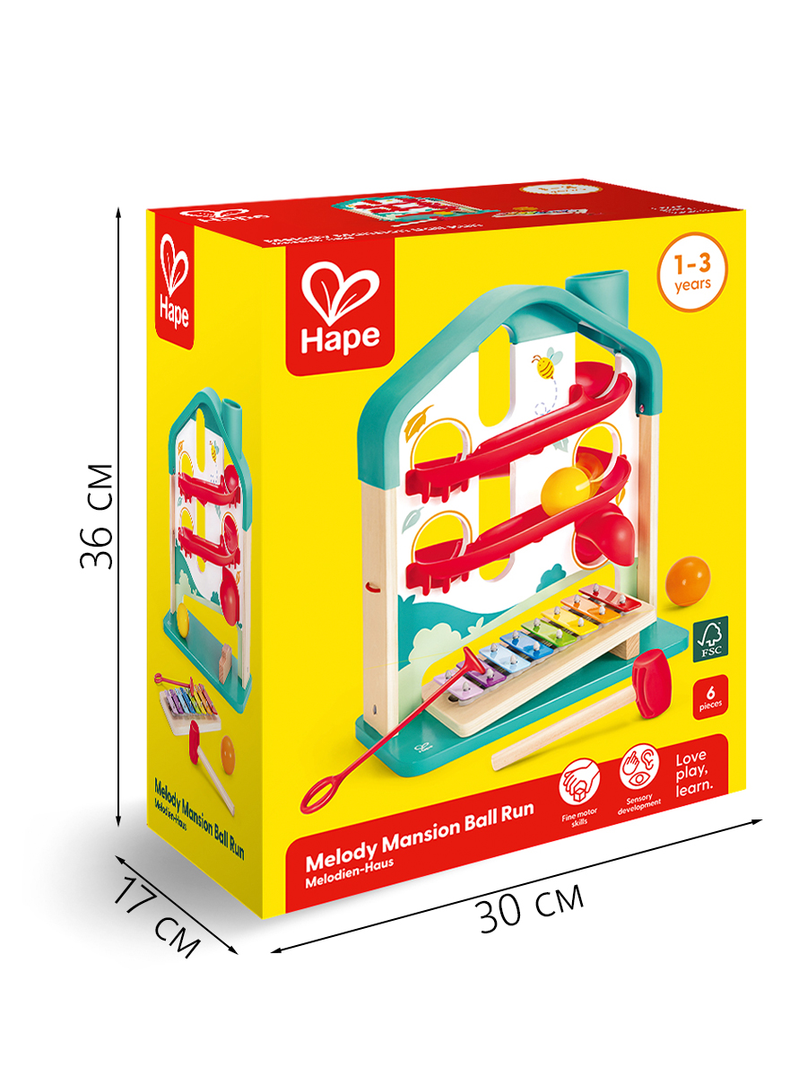 Игрушка музыкальная Hape Домик ксилофон - фото 10