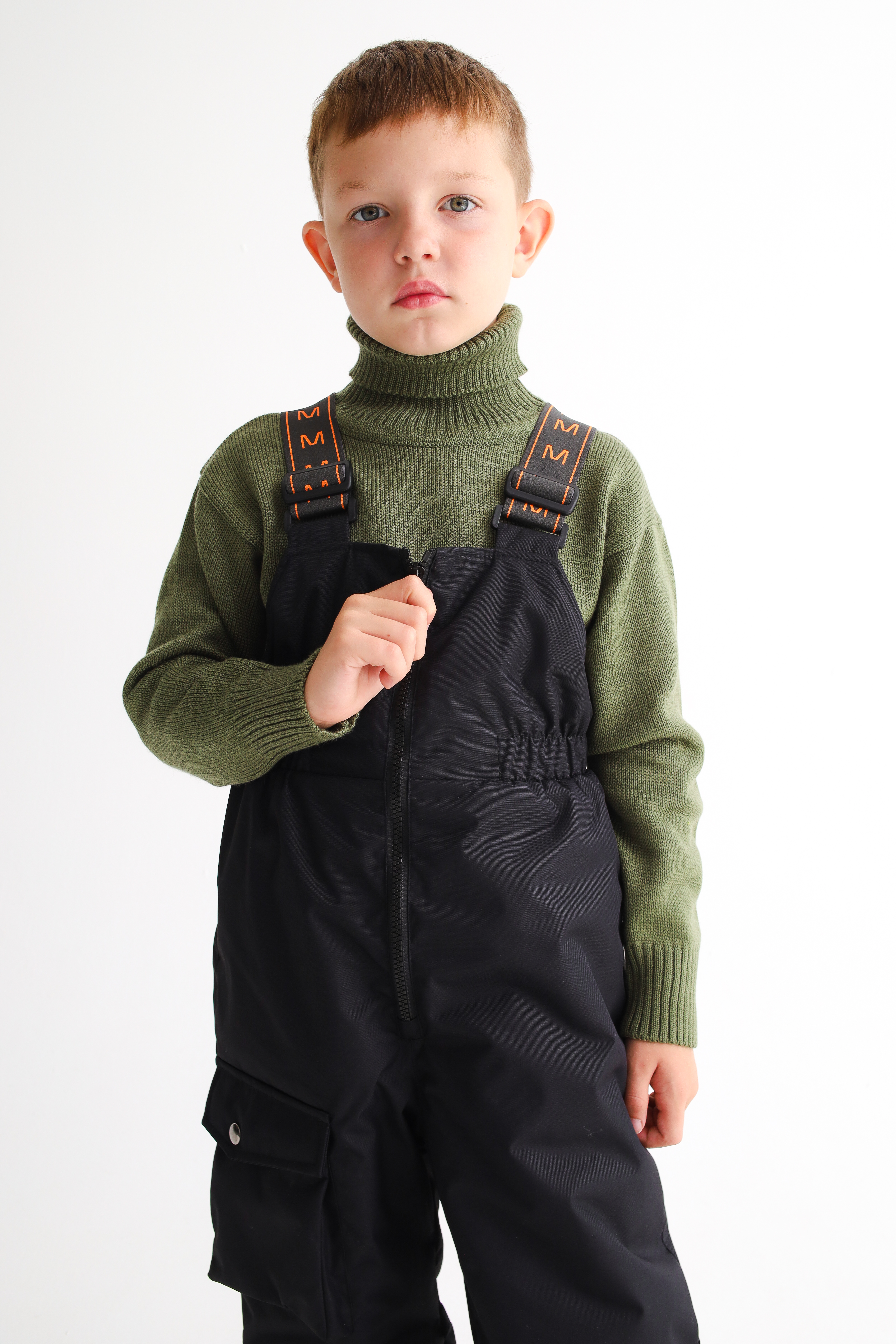 Полукомбинезон MINIDINO MDW1-IW002/0Полукомбинезон спортивный зимний Асимметрия черный - фото 2