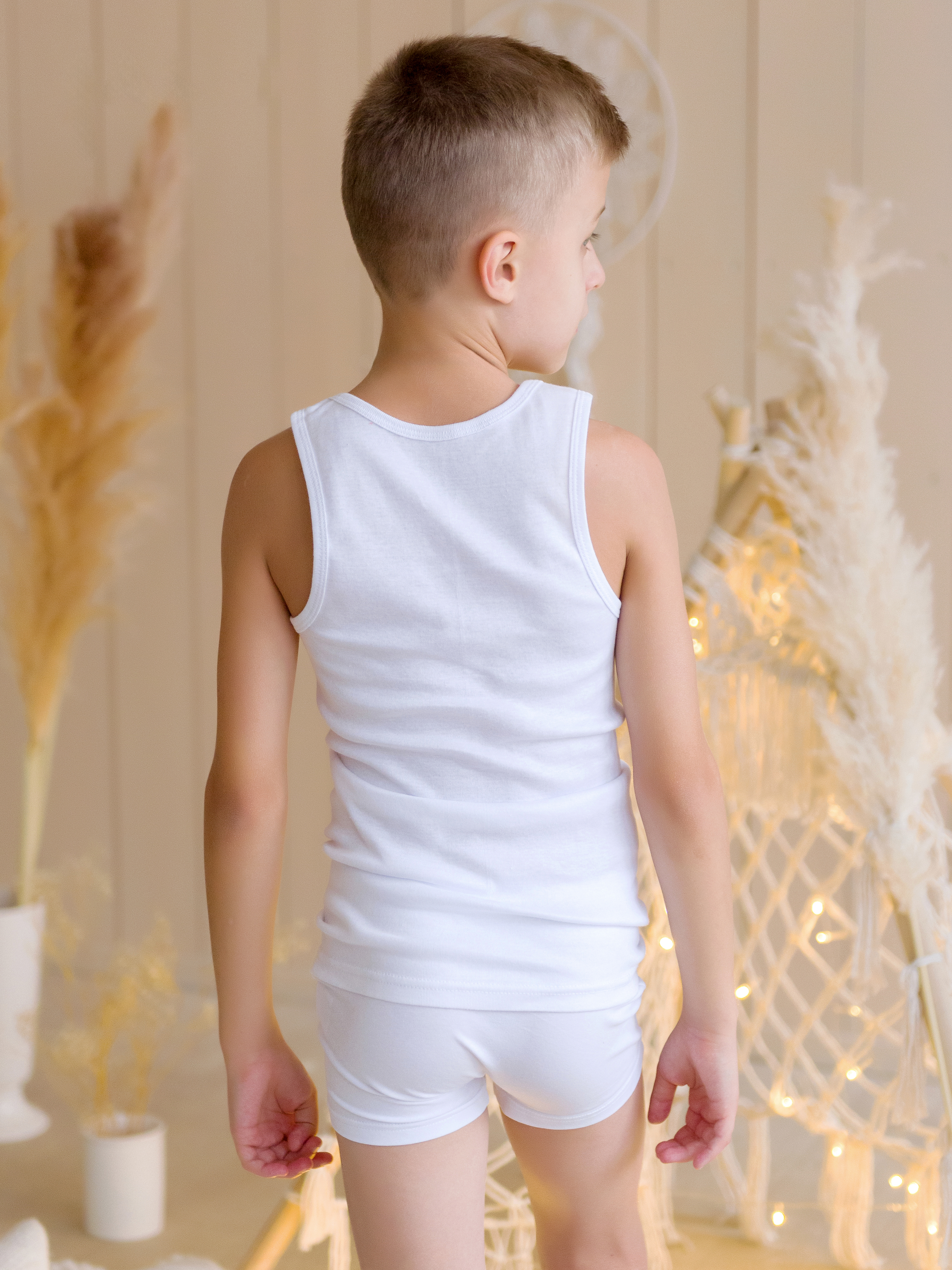 Майка 3 шт ALEX YVN KB5001-3-Белый - фото 6