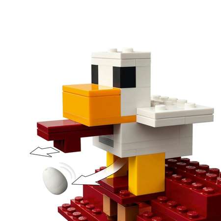 Конструктор LEGO Minecraft Нападение на деревню блочный