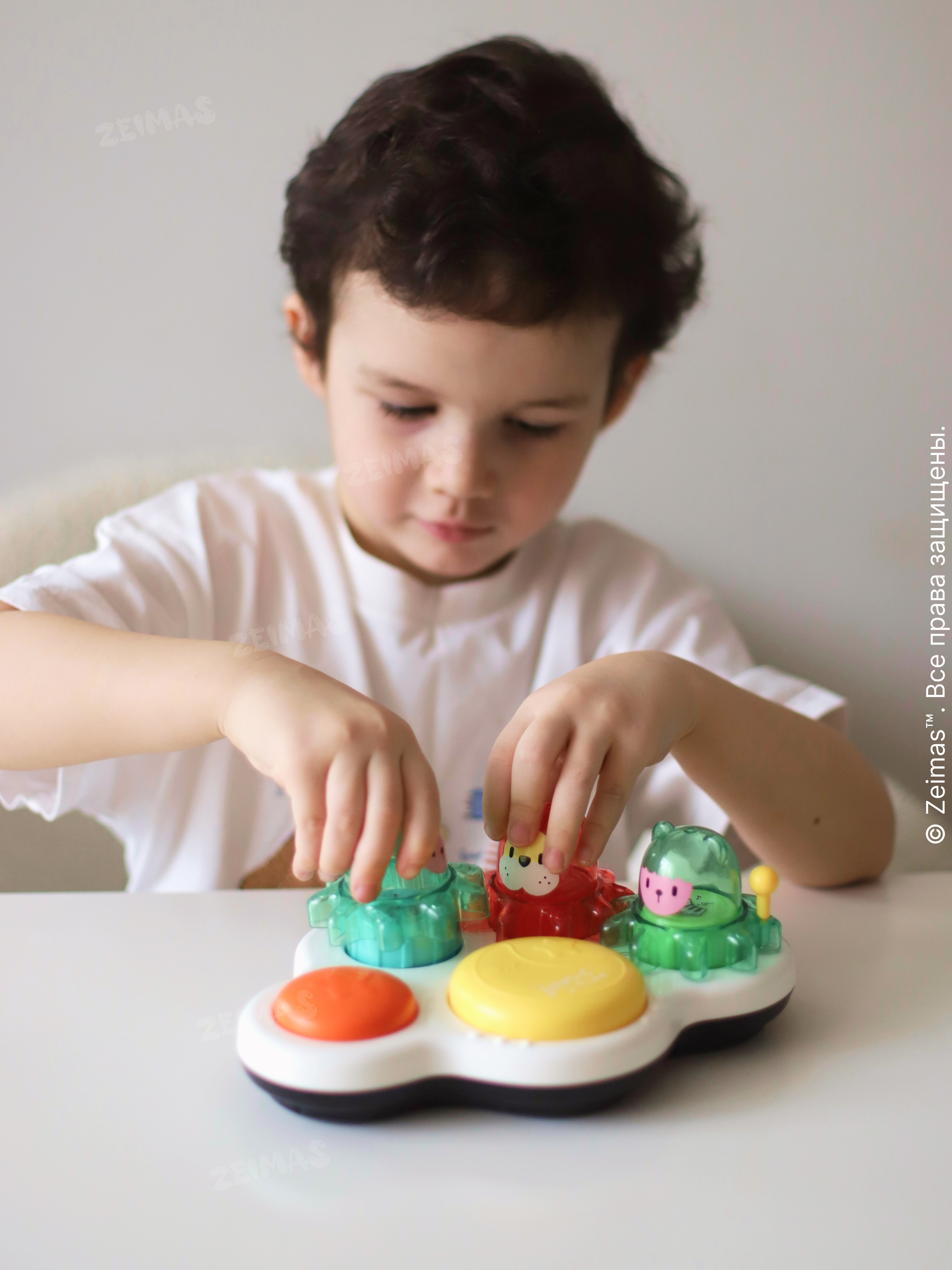 Игрушка Zeimas развивающий центр Барабан Мишки в ассортименте - фото 15