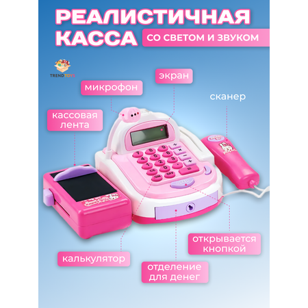 Игровой набор TrendToys касса, продукты