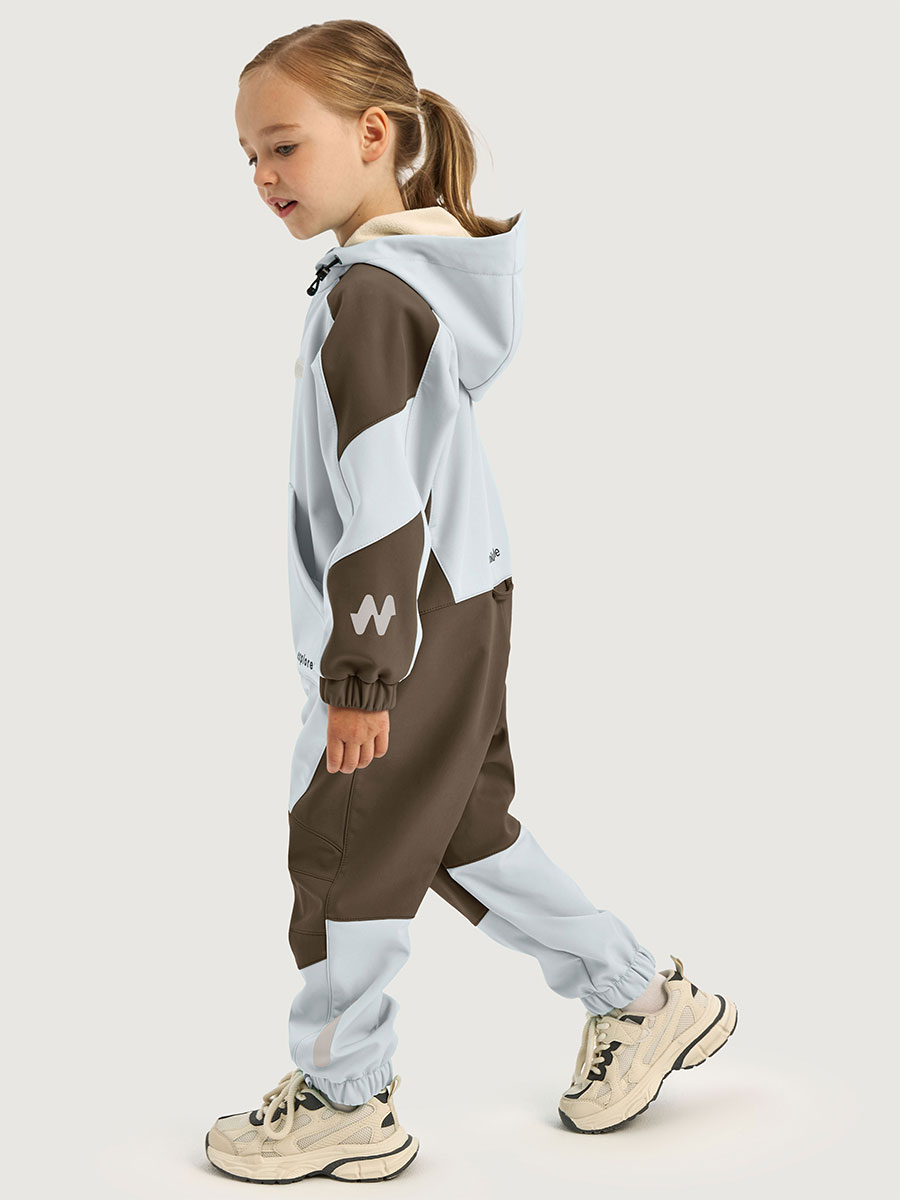 Комбинезон NIKASTYLE 8л15026 небесный/кофе - фото 4