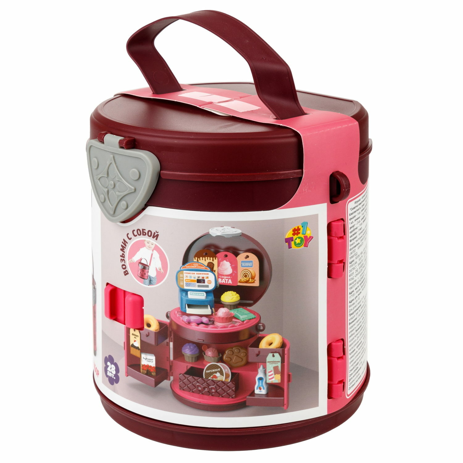 Игровой набор 1TOY продукты, прилавок, касса - фото 5