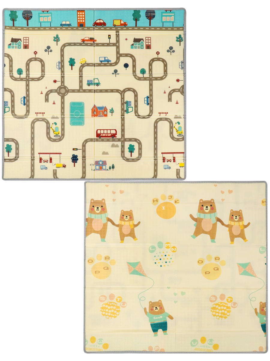 Манеж Рыжий кот 150х150 см серый DN0001190 - фото 10