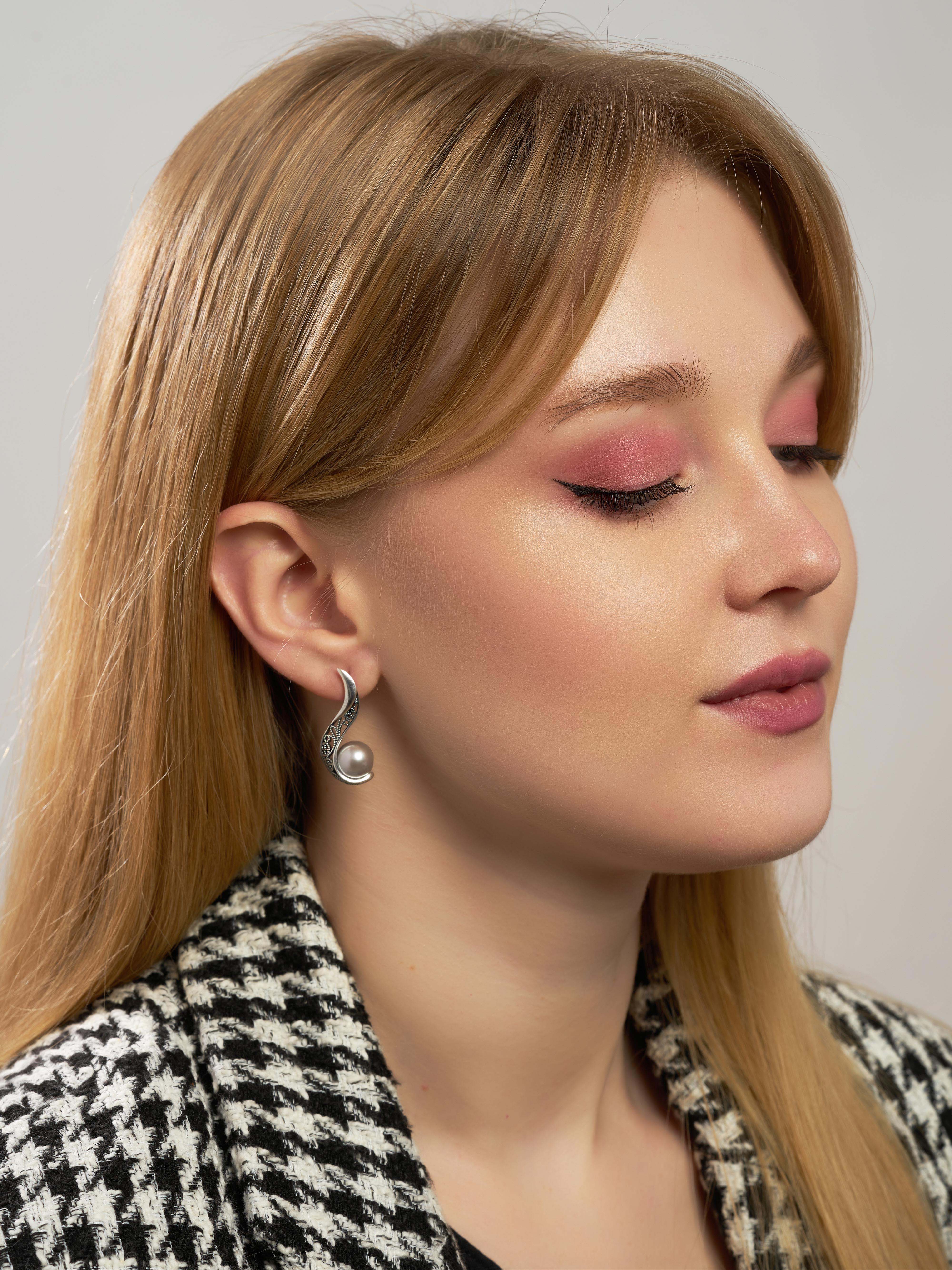 Серьги Shine and Beauty 34611618Кс - фото 2