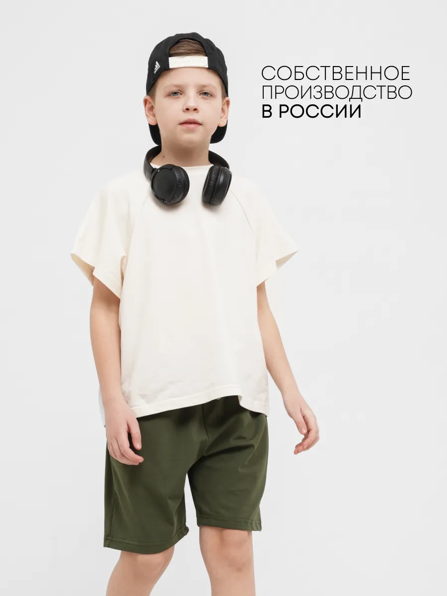 Шорты 3 шт Супер Пупс 3пр/шорты/хаки/шоколад/коричневый - фото 2