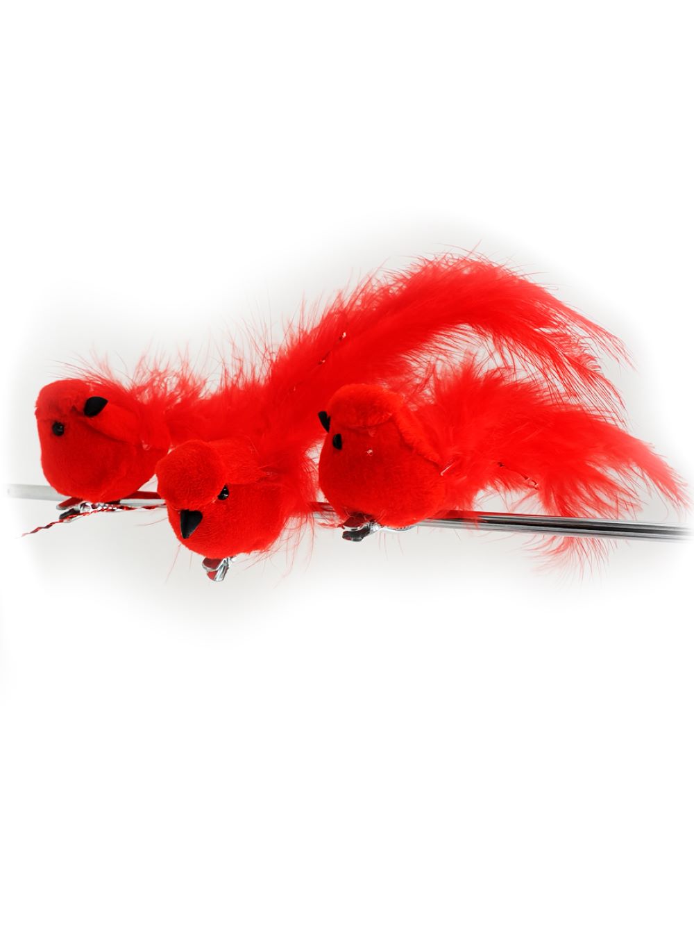 Украшение ёлочное Магия праздника «‎Птицы» 3 шт на прищепках 2 вида 4 см 2 набора - фото 2