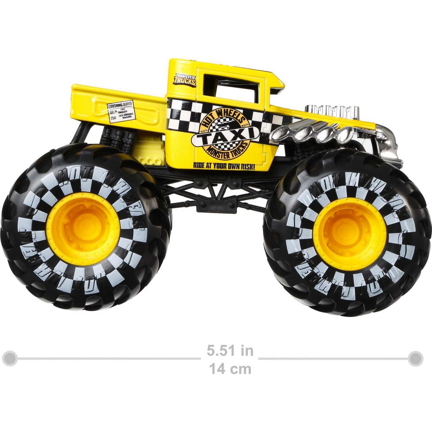 Автомобиль Hot Wheels Monster Tracks 1:24 FYJ83 - фото 6
