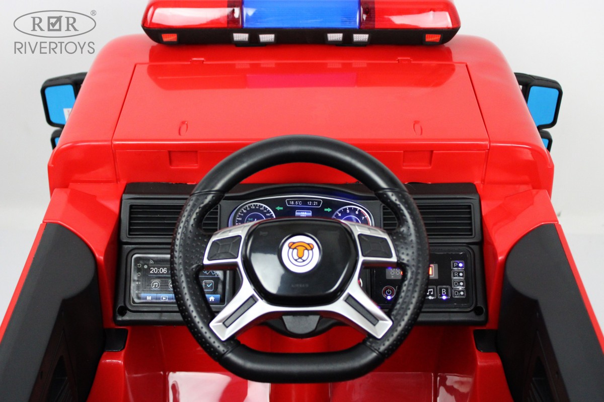Электромобиль RIVERTOYS A555AA-RED С пультом ДУ - фото 33