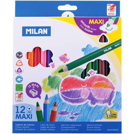 Карандаши цветные MILAN 12 шт.
