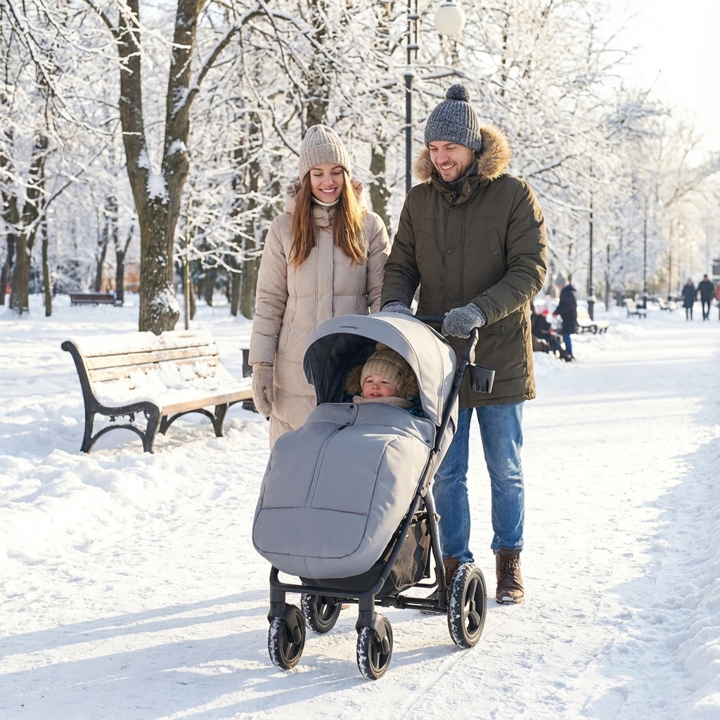 Коляска прогулочная MOWbaby MOWBaby Stormy, grey серый - фото 2