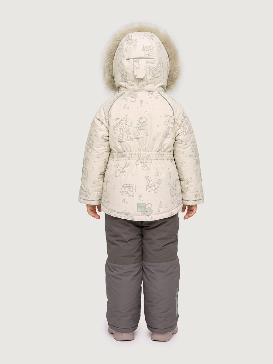 Костюм NIKASTYLE 7з1026 крем/кофе - фото 3