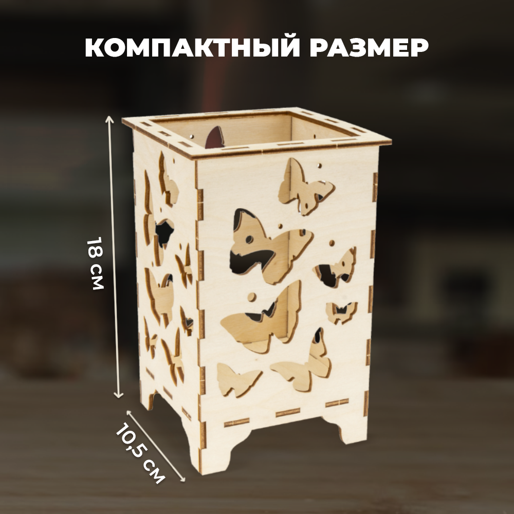 Конструктор LORI(колорит) Лесные жители деревянный - фото 3
