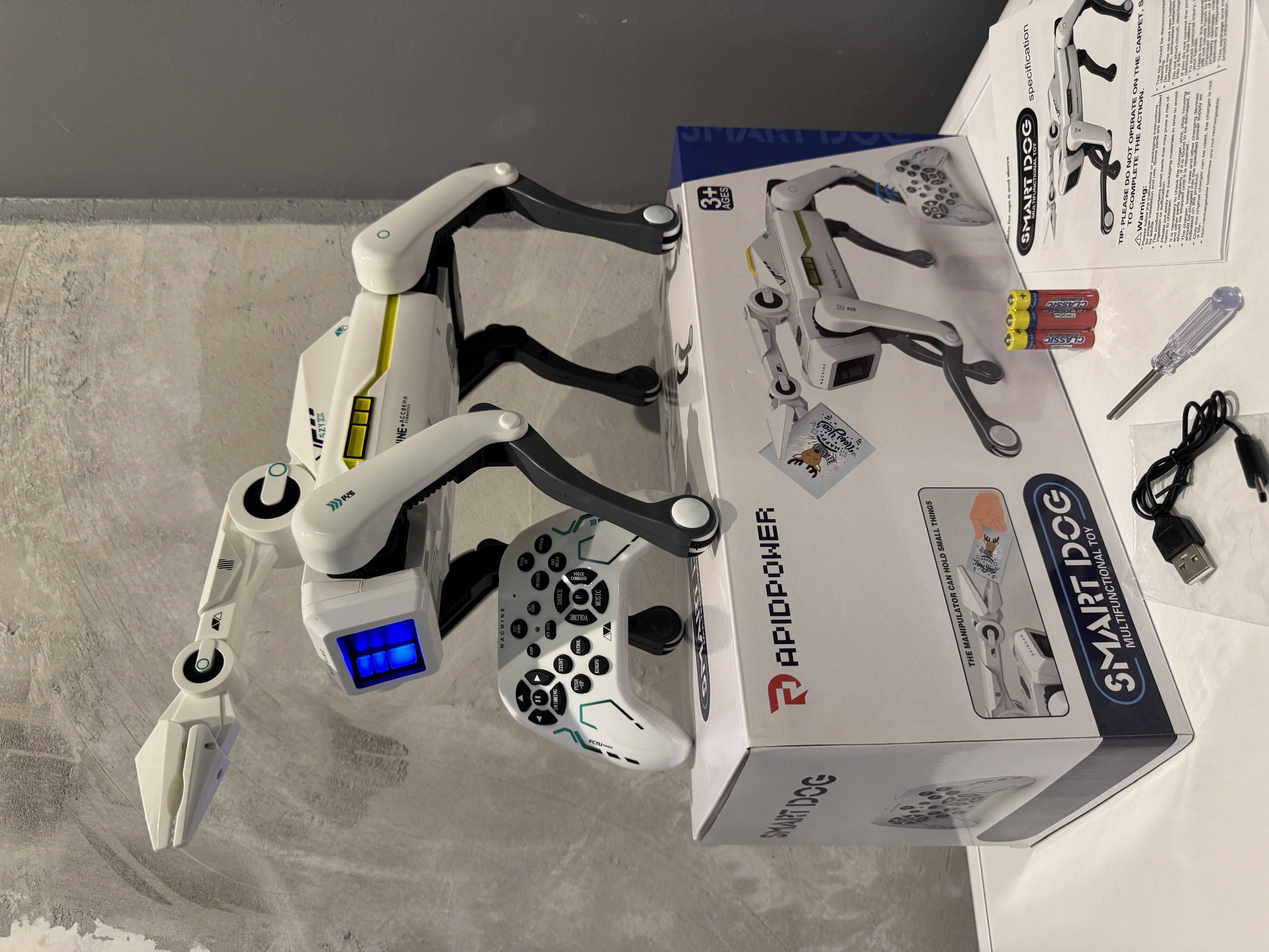 Робот РУ Rapidpower собака с рукой - фото 16