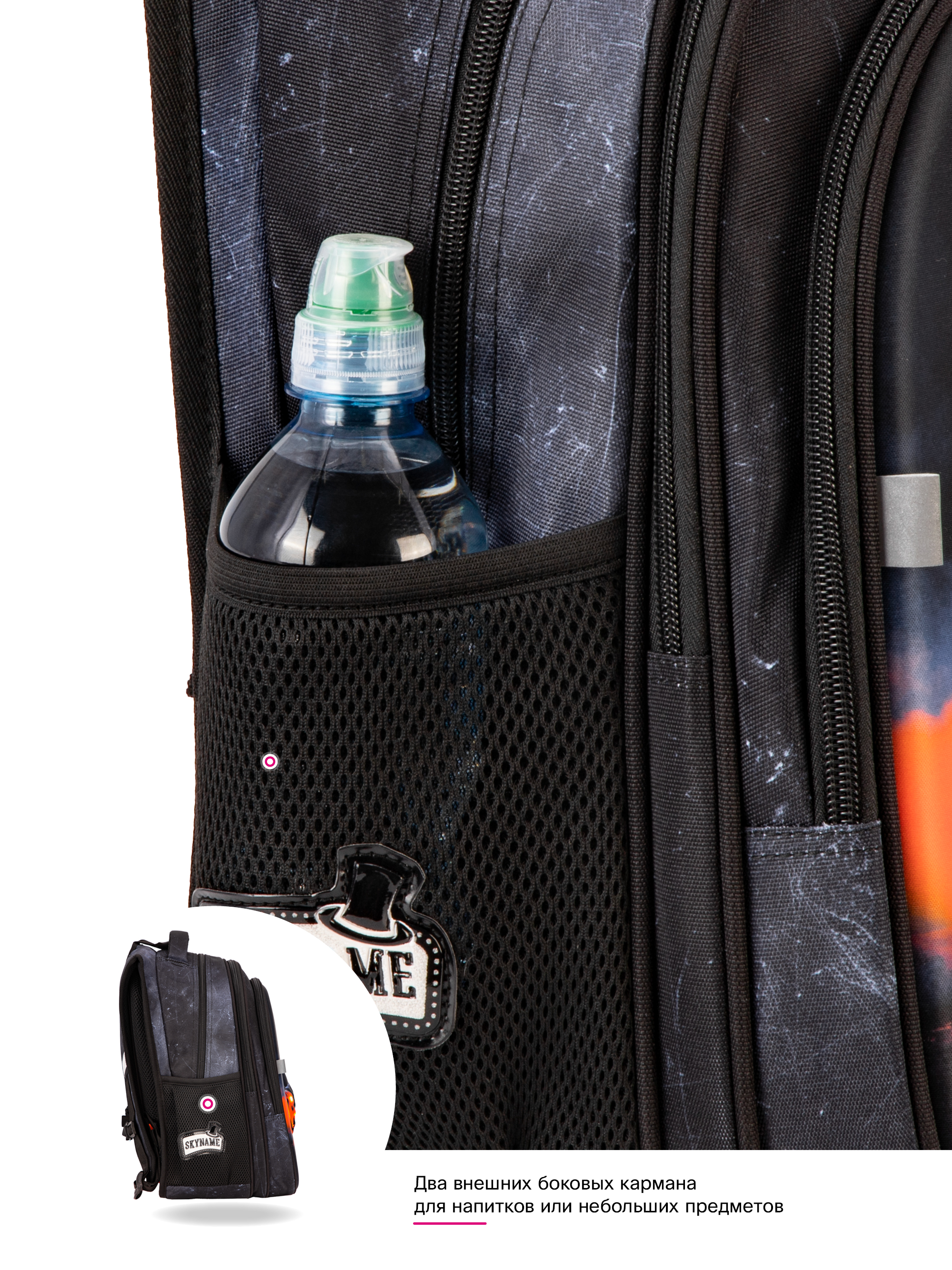 Рюкзак SkyName 1-4 класс, набор 5 в 1 - фото 17