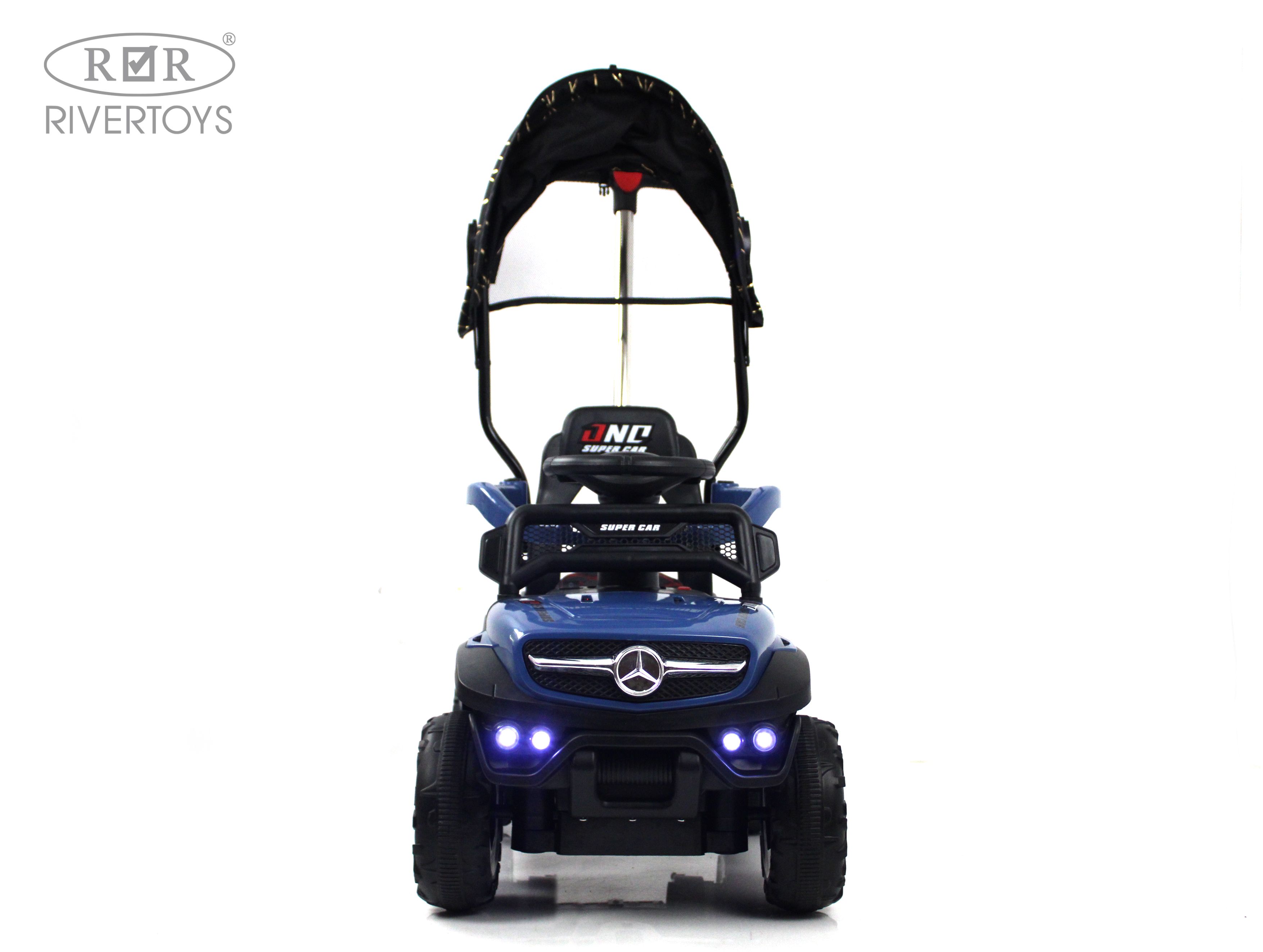 Электромобиль RIVERTOYS G005GG-BLUE С пультом ДУ - фото 4