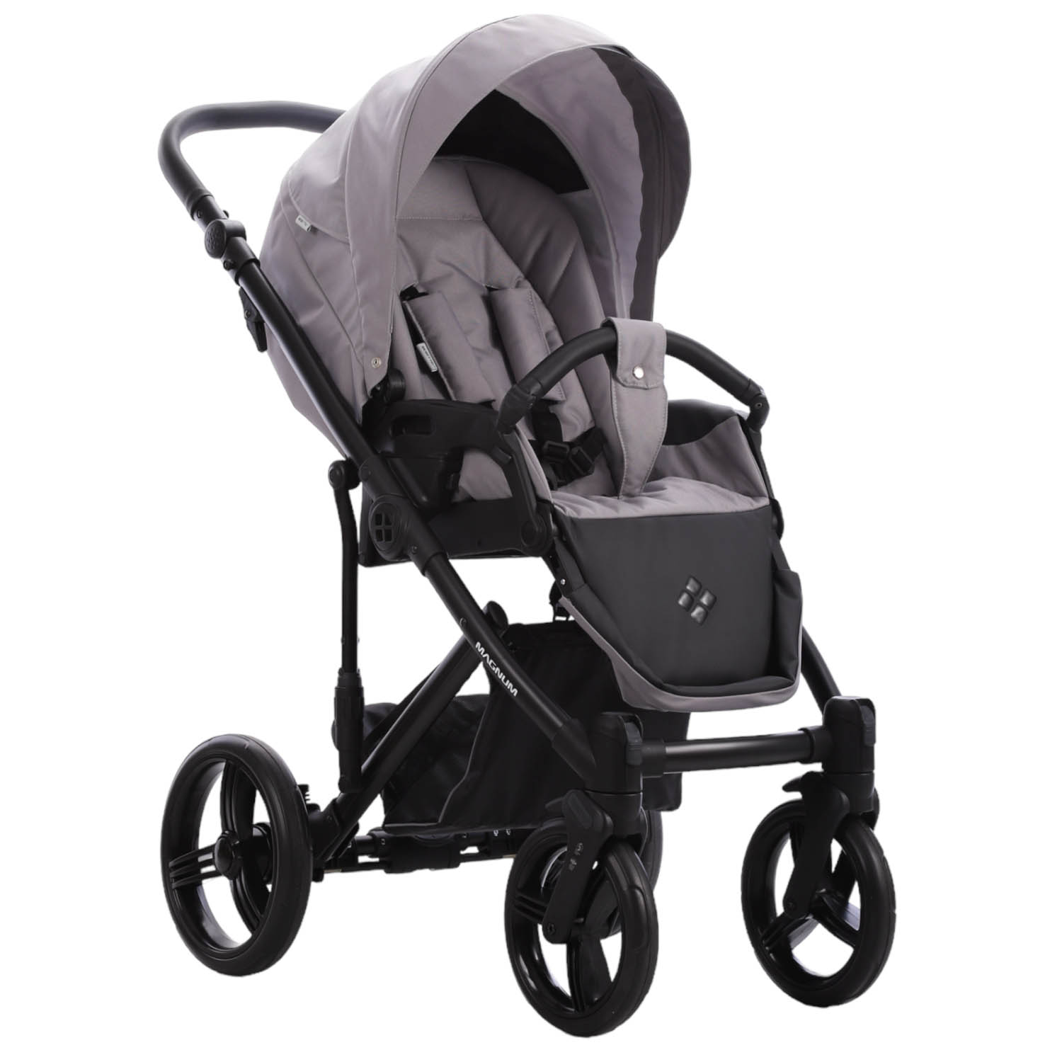 Коляска 2в1 Bebetto Magnum Light серый - фото 5