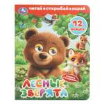 Книга УМка Лесные зверята с глазками и окошками