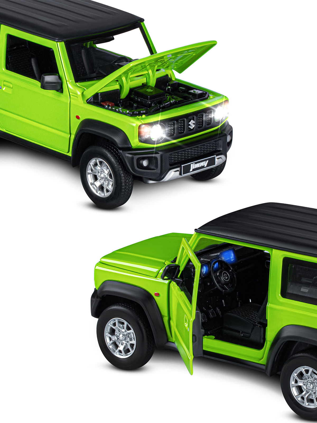 Внедорожник АВТОпанорама Suzuki Jimny 1:18 JB1251508 - фото 11