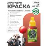 Акриловая краска для сборных моделей Jim Scale Красный металл Red metal 18мл